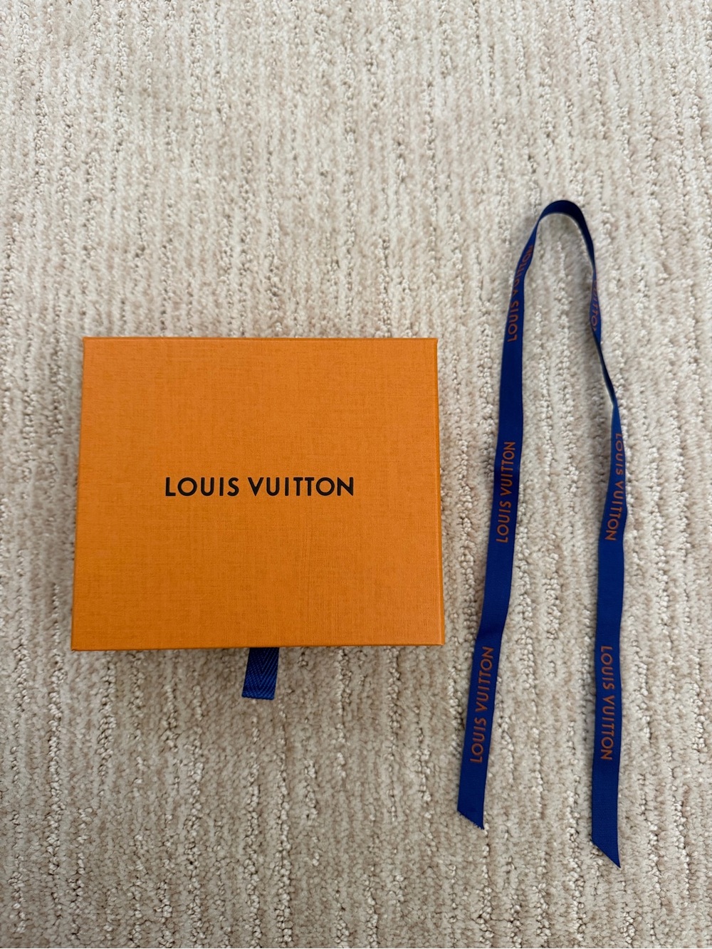 Louis Vuitton gift box with ribbon